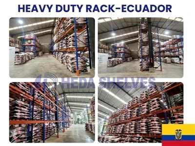 Prateleiras-para serviços pesados ​​para armazenamento de cimento – Equador