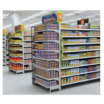 Prateleiras de exibição de produtos